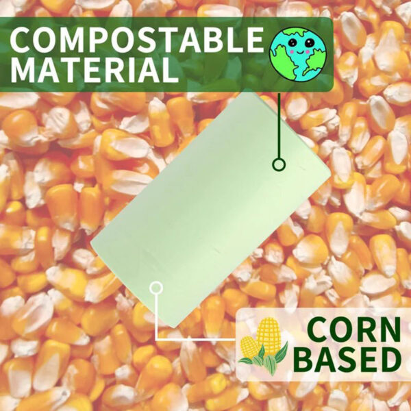 Compostable Pet Waste Bags, All-Natural Cornstarch Material Pet Poop Bags，60/90pcs - Image 6
