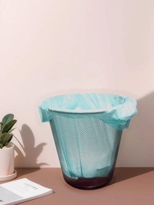 Eco-friendly Corn Starch Based Biodegradable and Compostable Trash Bags with Drawstring, 45L, Pack of 30 - Image 2