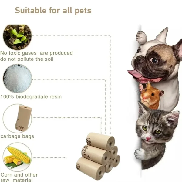trash bags for recycling biodegradable cat litter bags - Image 2
