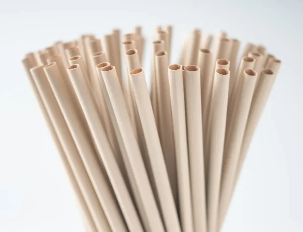 100 Pack 6x210mm Straws with Angled and Straight Tips, Made from Biodegradable Bamboo Fiber, Ideal for Coffee, Milk tea - Image 2