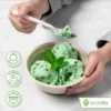 Biodegradable and Compostable Disposable Cutlery Set with PLA, 50 Pack of 6inch Knives, Forks, Spoons and Soup Spoons - Image 4