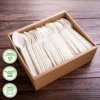 Biodegradable and Compostable Disposable Cutlery Set with PLA, 50 Pack of 6inch Knives, Forks, Spoons and Soup Spoons - Image 2