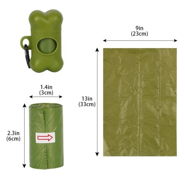 Biodegradable Trash Kitchen Dog Poop Cat Litter Pet Waste Bags - Image 5