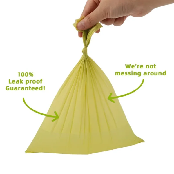 Biodegradable Trash Bags - Pet Waste Bags with Corn Starch Base - Image 2