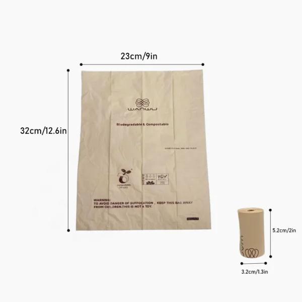 100% Compostable Biodegradable Cat Litter Bags - Image 2