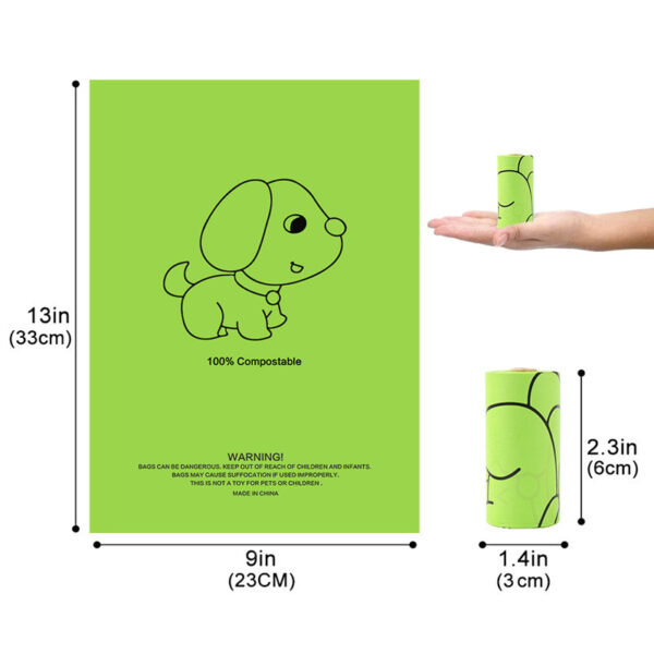Recycling Trash Bags Biodegradable Corn Starch Fully Degradable PLA Pet Garbage Bags Poop Bags - Image 5