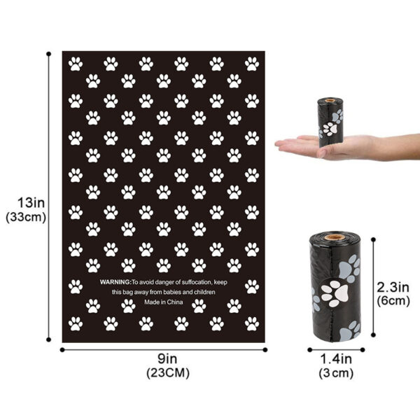 Biodegradable Plastic Bags Pet Waste Bags Dog Poop Disposable Garbage Bags - Image 5