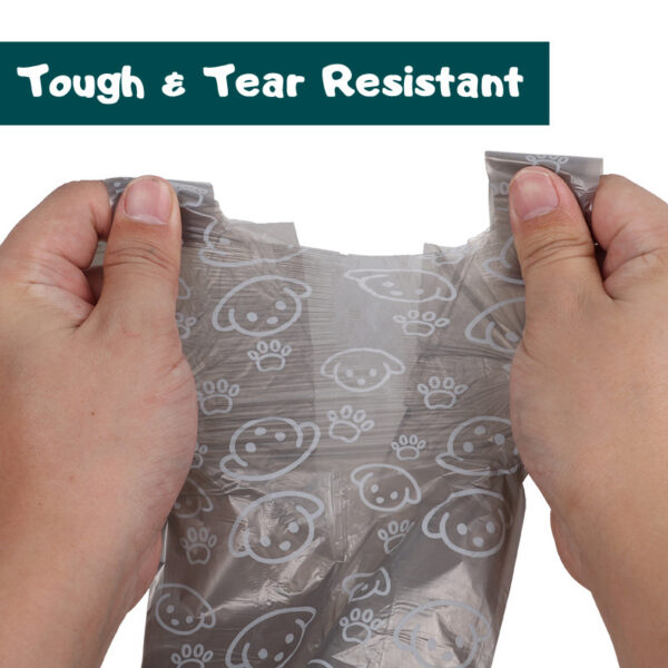 Degradable Plastic Bags Roll Carry T-Shirt Bag Biodegradable Garbage Bag - Image 4