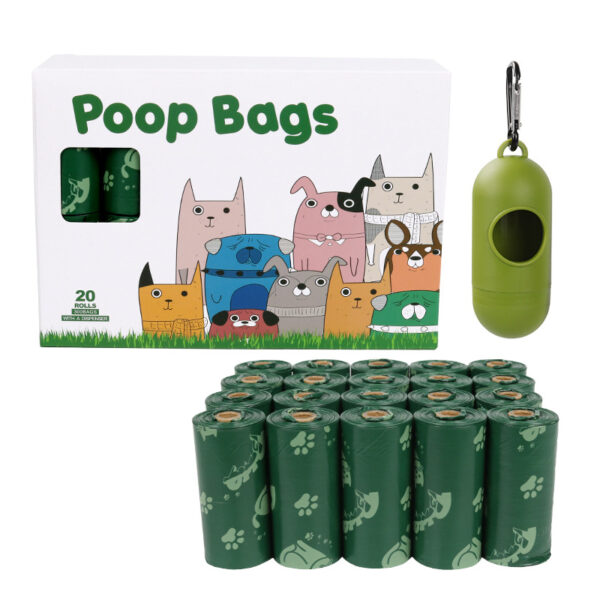 Green Garbage Bags Degradable Dog Poop Bag
