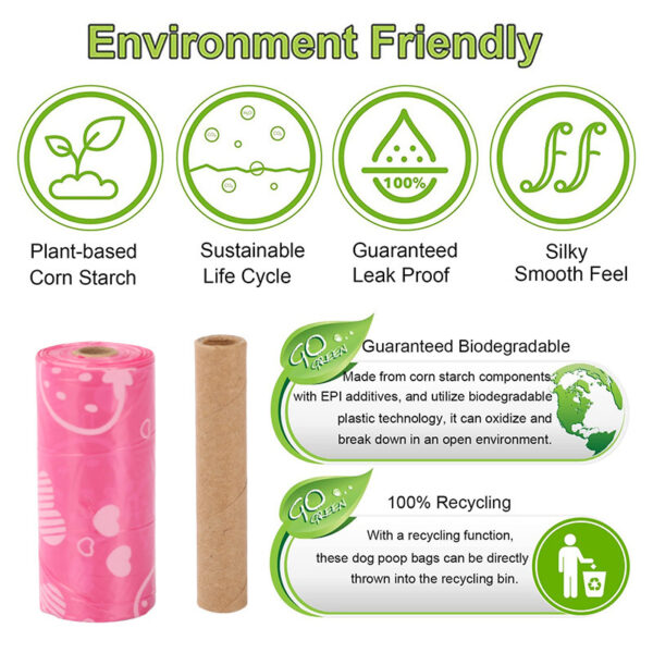 Plastic Garbage Bag Refuse Bags - Image 4