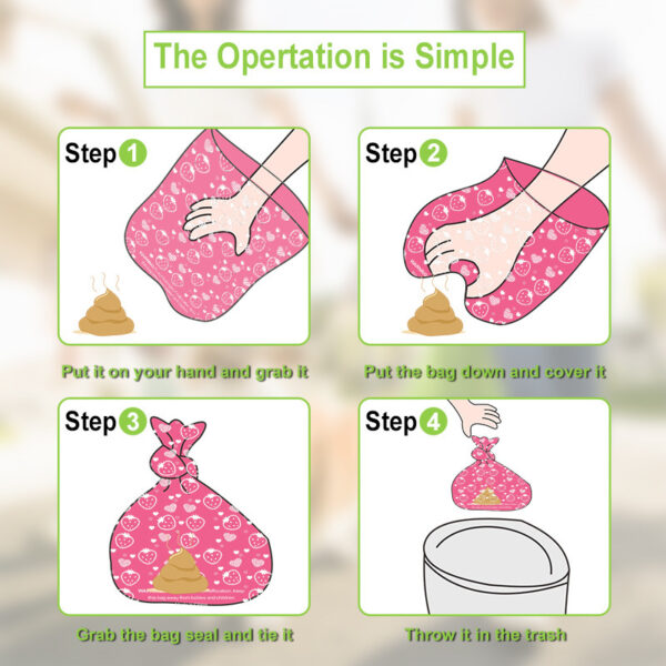 Plastic Garbage Bag Refuse Bags - Image 3