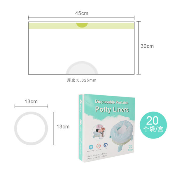 Plastic Garbage Bags Dustbin Bags Large Potty Liners - Image 4