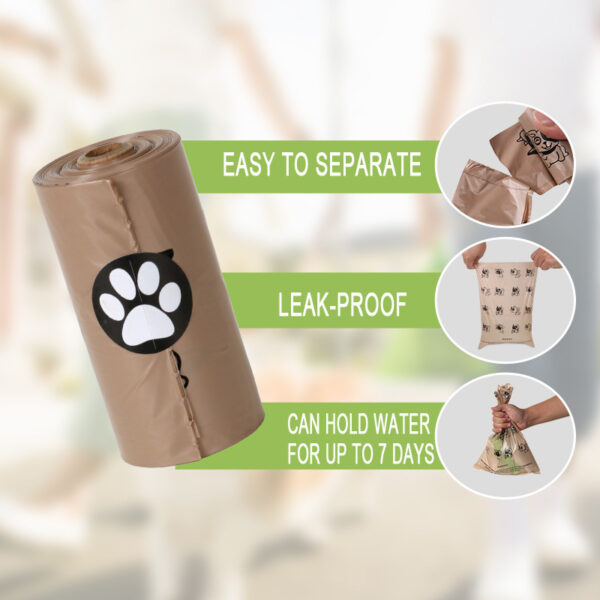 Compostable Kitchen Waste Bags Leak Proof Trash Bags - Image 4