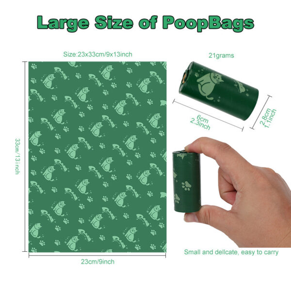 Green Garbage Bags Degradable Dog Poop Bag - Image 4