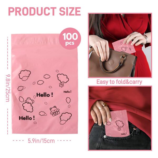 1.3 Gallon Flat Garbage Bag - Image 3